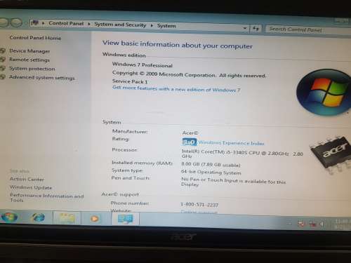 ACER VERITON Z4360G i5 3RD GENERATION